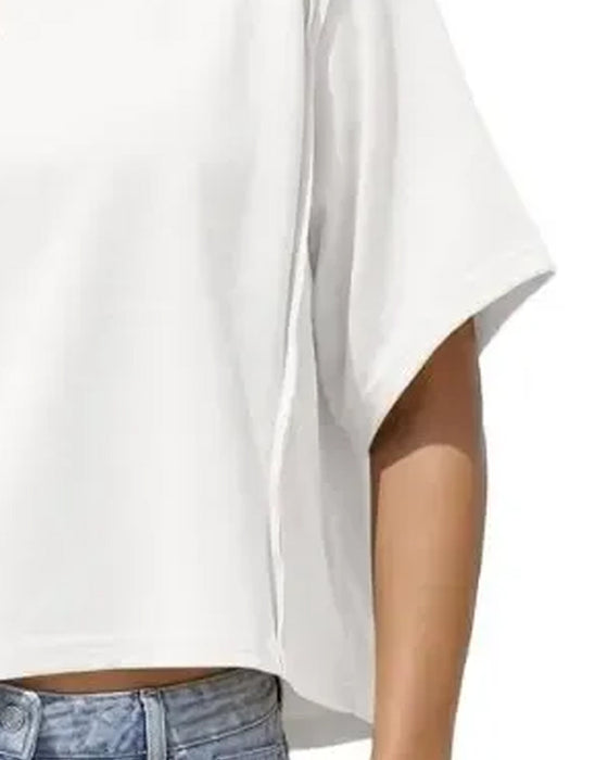 T-Shirts Court Drop Épaule Ample