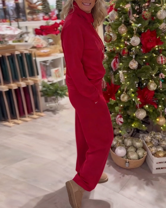 Ensemble Deux Pièces Décontracté Style Sportswear