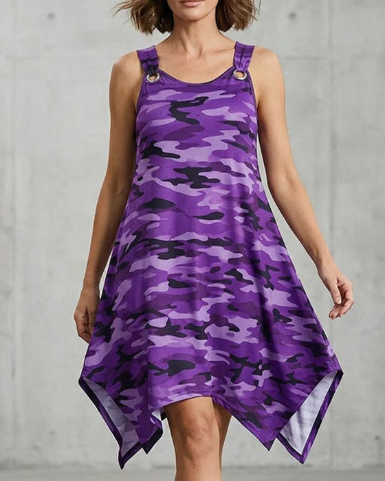 Robe Anneau Métallique Camouflage