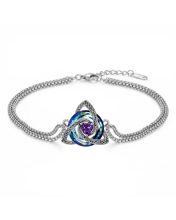 Bracelet Pierre De Naissance Nœud Trinity