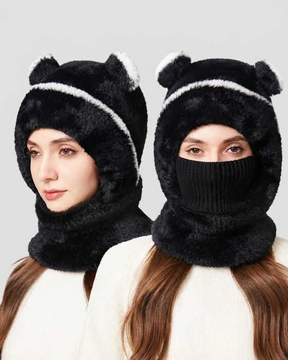 Bonnet Douillet Avec Oreilles D'ours