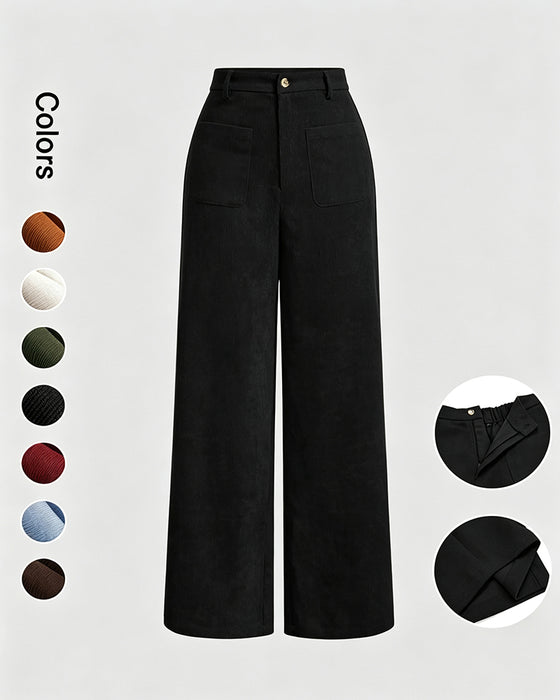 Pantalon Large Jambe Droit