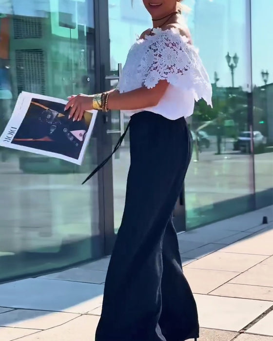 Blouse Dentelle Design Mode