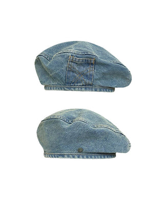 Béret Femme Vintage Denim