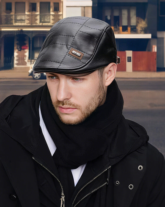 Béret Nouveau Mode Cuir