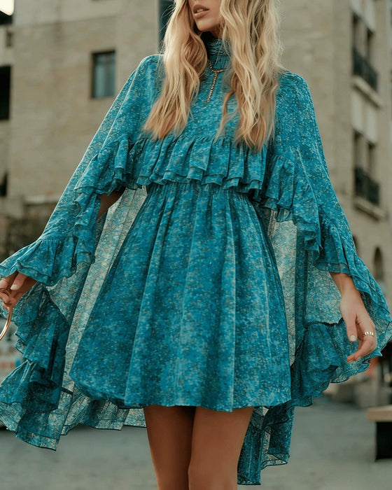 Ensemble Élégant Robe Camisole En Chiffon Deux Pièces