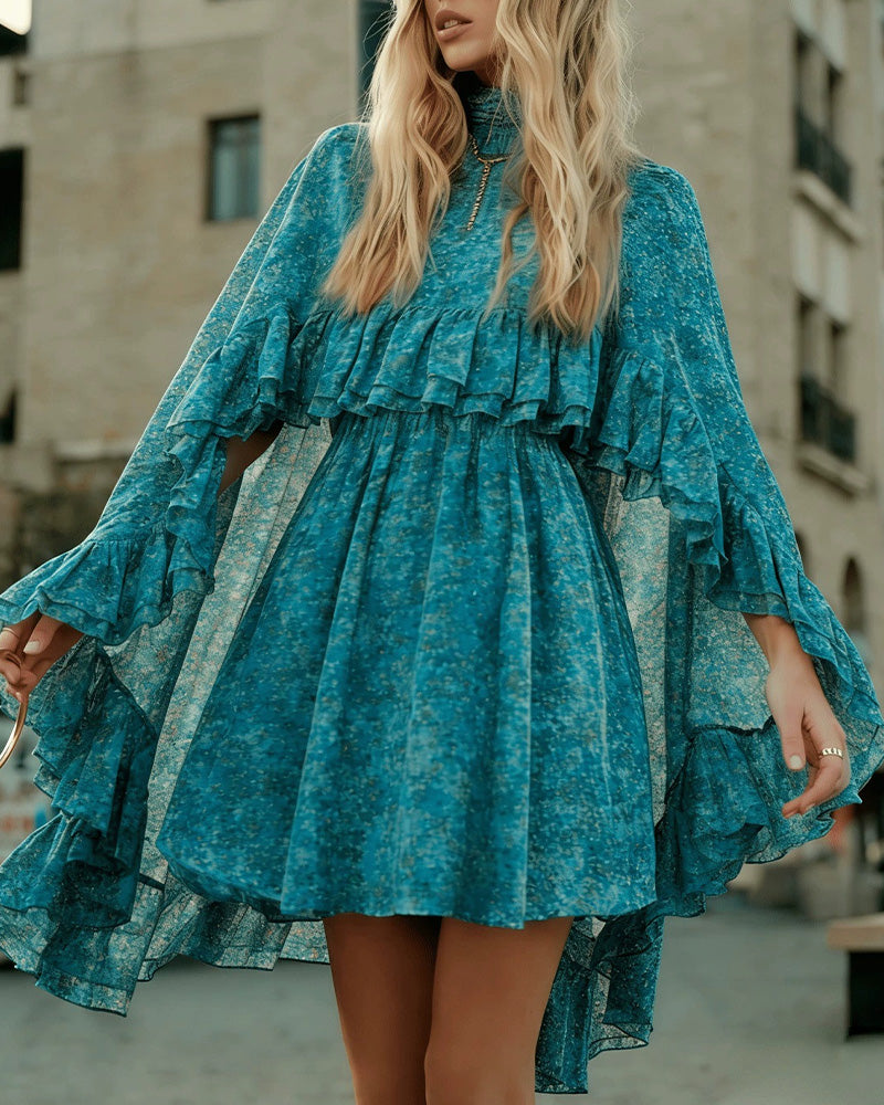 Ensemble Élégant Robe Camisole En Chiffon Deux Pièces