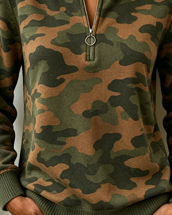 Sweat‑shirt Manches Longues Col Rond