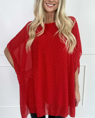 Chemise Tendance À Manches Chauve-Souris