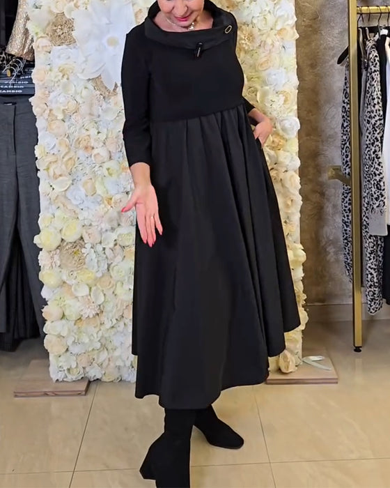 Robe Tendance Street Uni A-Ligne