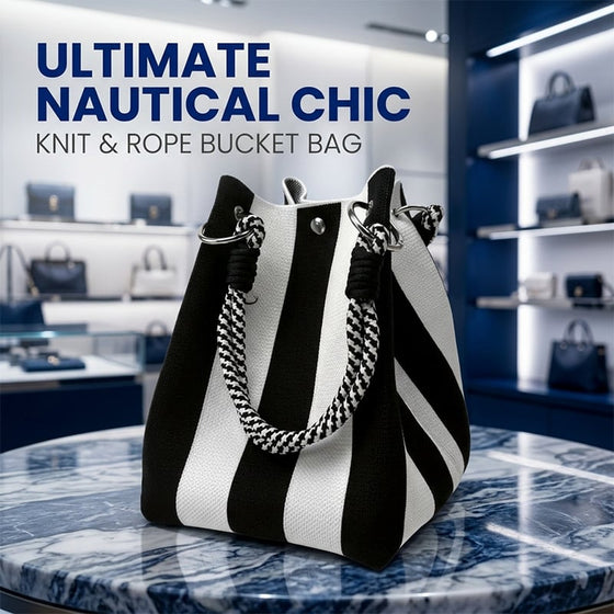 Sac Mini Tissé Seau Tote