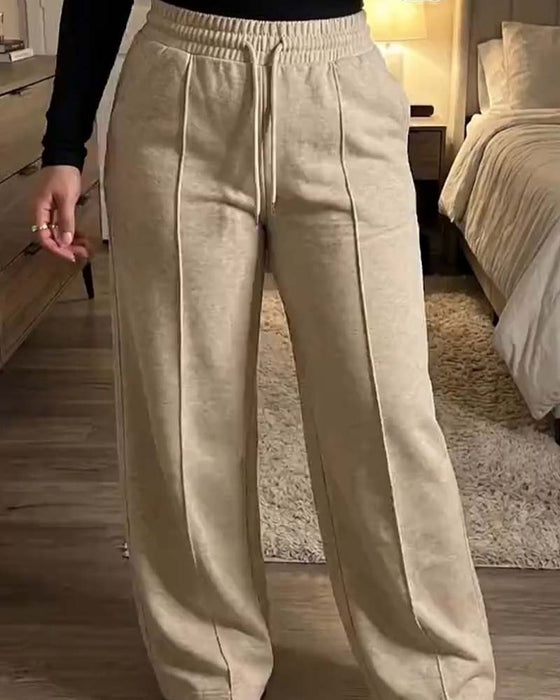 Sweatpants Cordon Jambe Droite