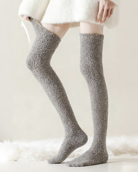 Chaussettes Montantes Chaudes Et Confortables