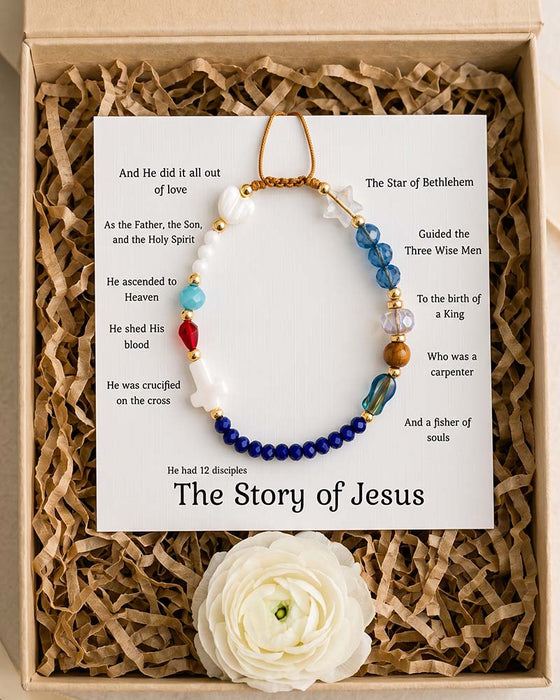 ✝️ Bracelet Jésus Fait Main ❤️ Portez L'Histoire. Portez La Foi.
