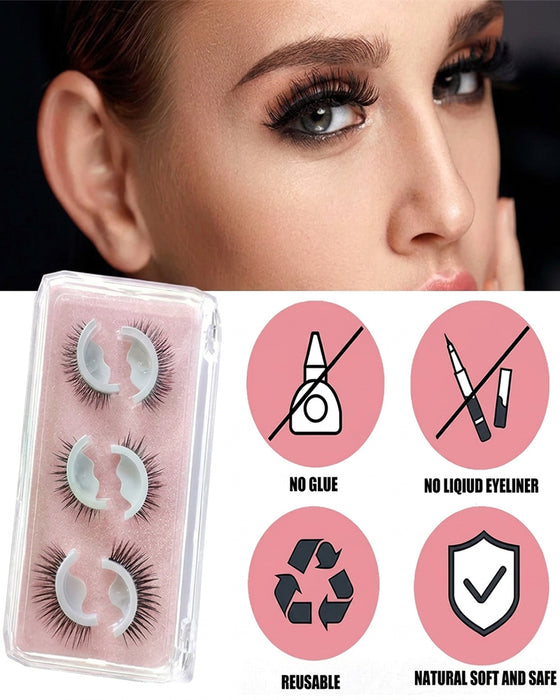 🥳2026 En Promo 🥳💞 Plus De 50.000 Vendus! 👁️✨ Des Faux Cils Auto-Adhésifs Réutilisables – Pas De Colle Nécessaire, Il Suffit De Les Appliquer Et C’est Parti. Boucle Naturelle, Réutilisables Et Faciles À Retirer. Un Véritable Gamechanger Dans La Beauté! 💕🌸