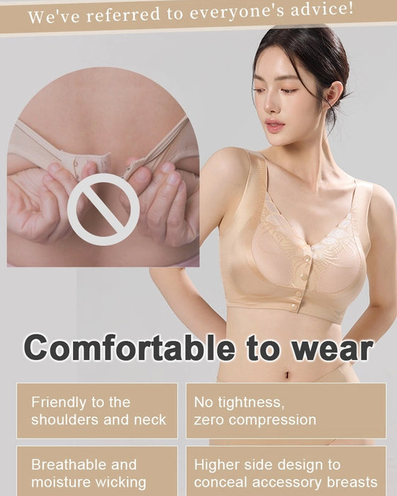 Soutien-gorge Fermeture Devant Satin Dentelle