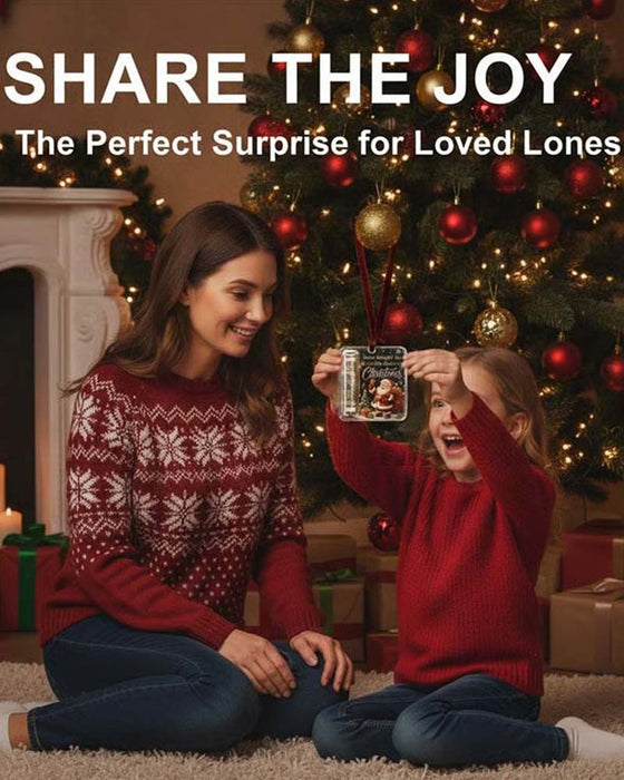Noël Argent Cadeau Ornement