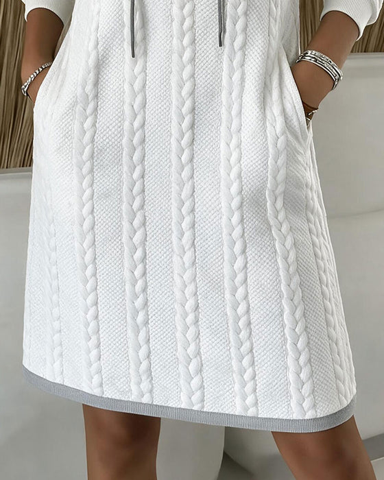 Robe Attacher Mode Bloc De Couleur