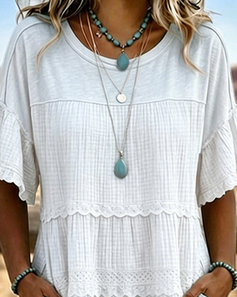 Robe Manche Courte Poche Longue