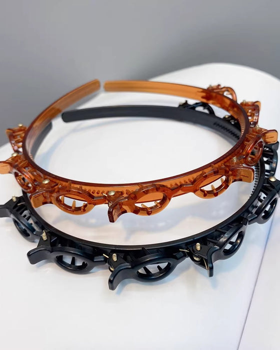 Coiffure Bandeau Avec Pinces