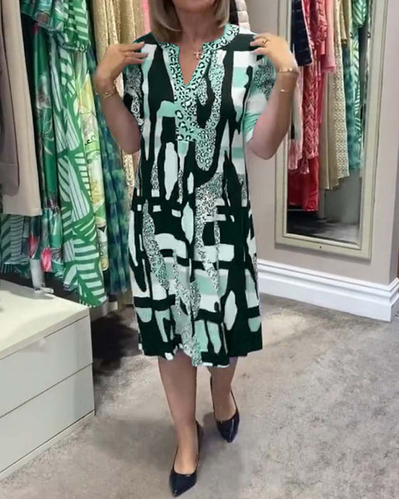 Robe midi femme imprimé léopard