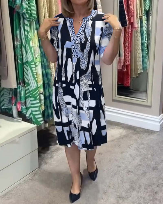 Robe midi femme imprimé léopard