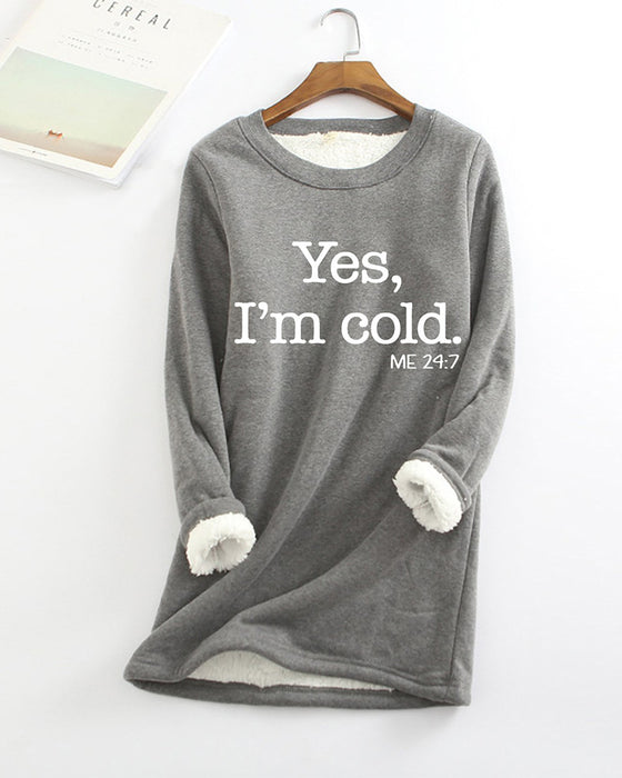 Sweat-shirt imprimé anglais