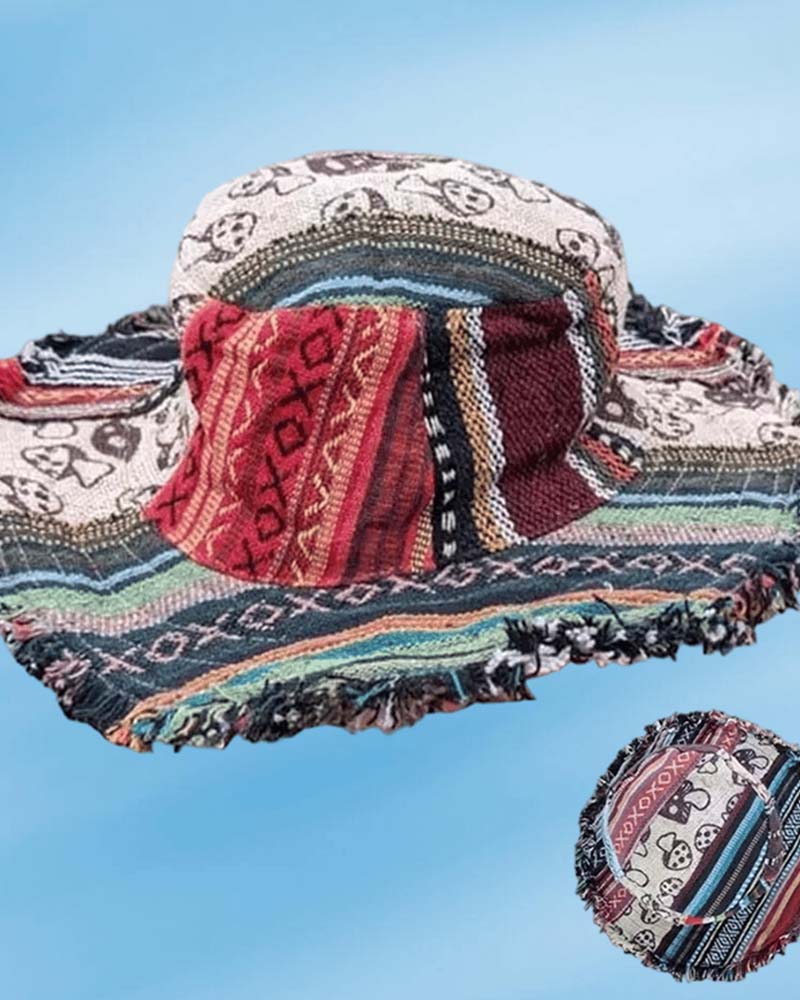 Chapeau Patchwork Coloré Seau
