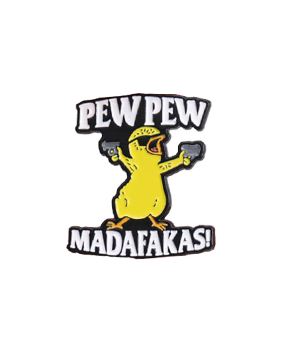 Broche avec Lettre & Design de Canard Cartoon