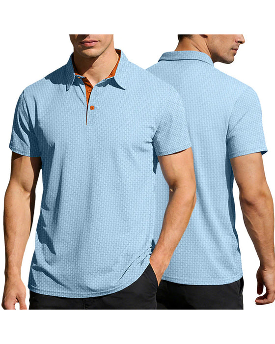 T-Shirt Homme, Uni, Manches Courtes
