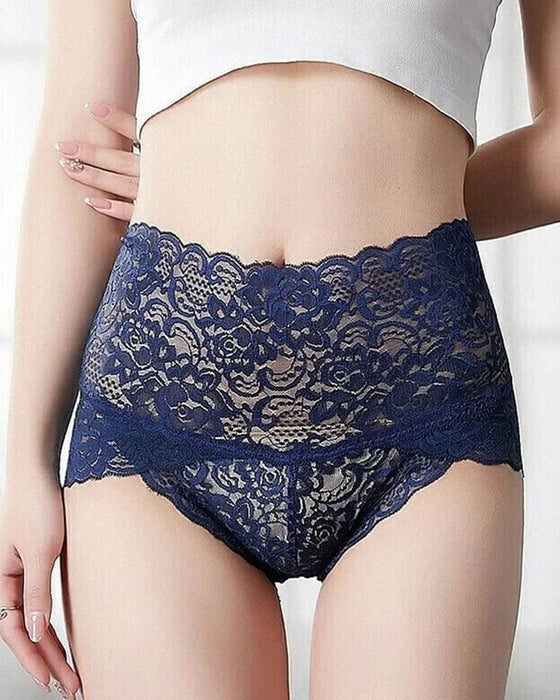 Culotte Haute Taille Jolie Dentelle