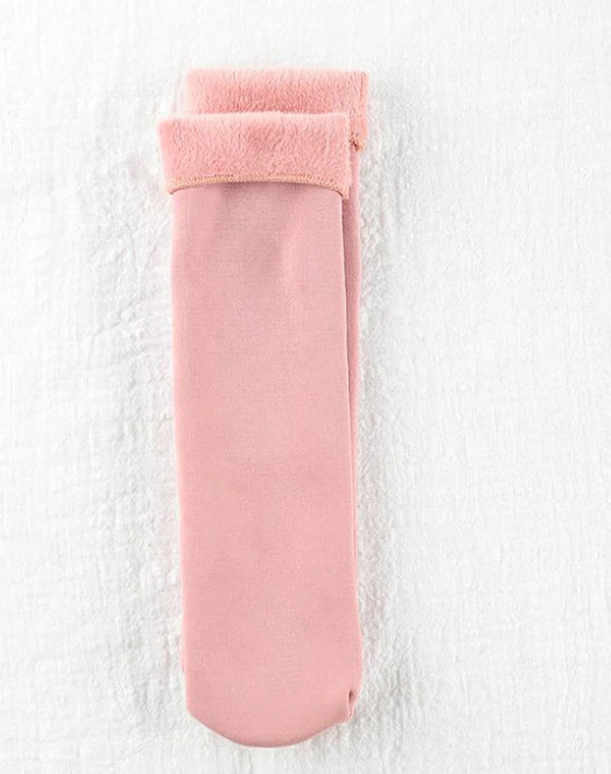 Chaussettes de sol en peluche douce pour l'hiver