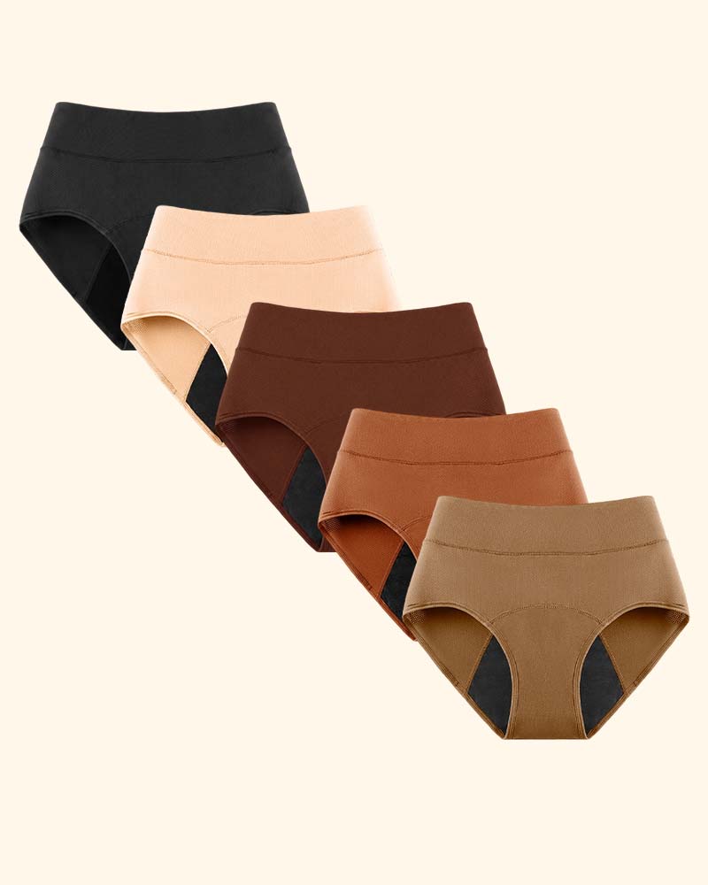 Ensembles De Sous-Vêtements Anti-Fuite Taille Haute