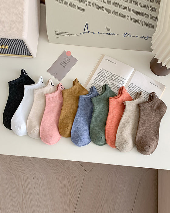 💖 Chaussettes Cheville au Visage Mignon – Apportent de la Joie à Chacun de Vos Pas