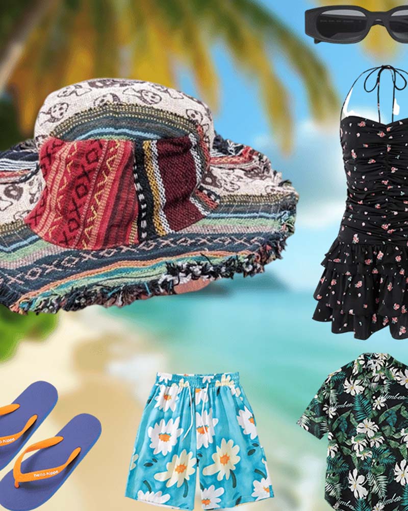 Chapeau Patchwork Coloré Seau