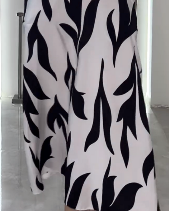Robe Décontractée Sans Manches Imprimée