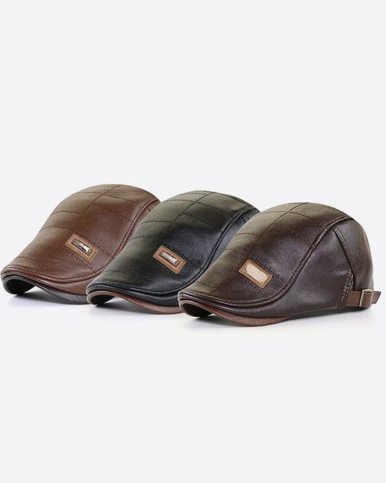 Béret Nouveau Mode Cuir