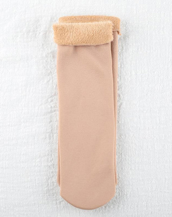Chaussettes de sol en peluche douce pour l'hiver