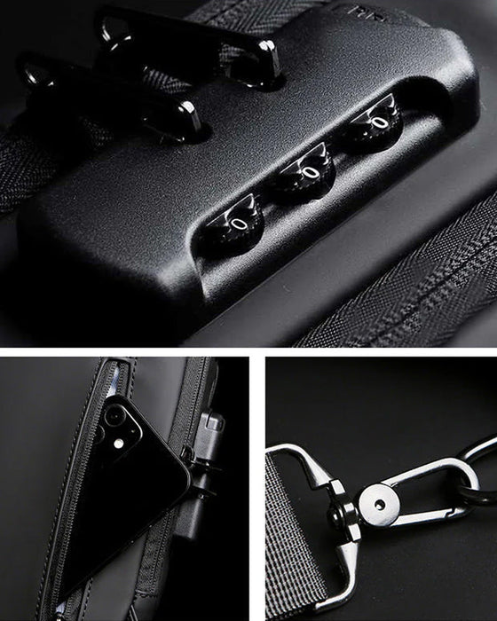 Sac de poitrine antivol avec mot de passe