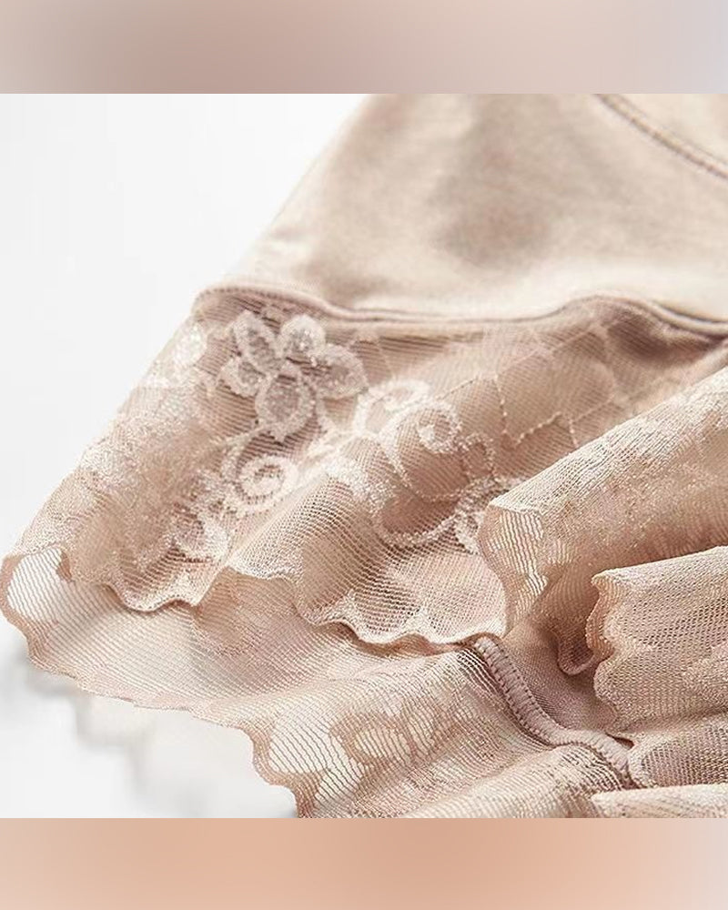 Sous-Vêtements Soyeux Haute Taille Galbant