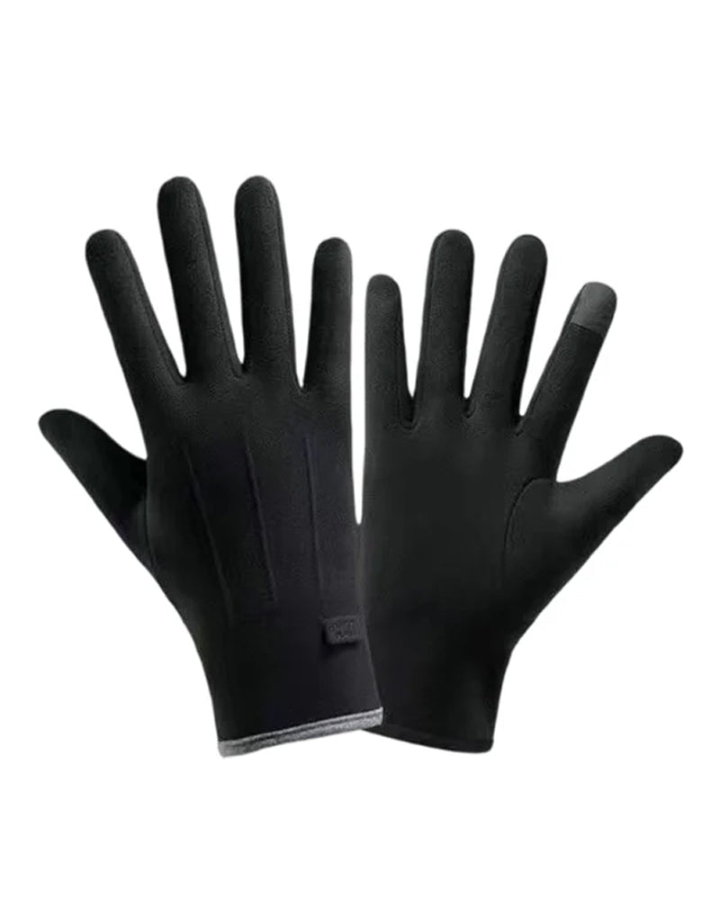 Gants Chauds Et Coupe-Vent Avec Fonction Écran Tactile Et Prise Antidérapante