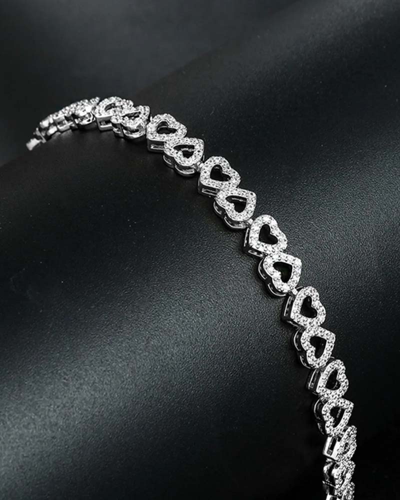 Bracelet Amour Diamant Mode