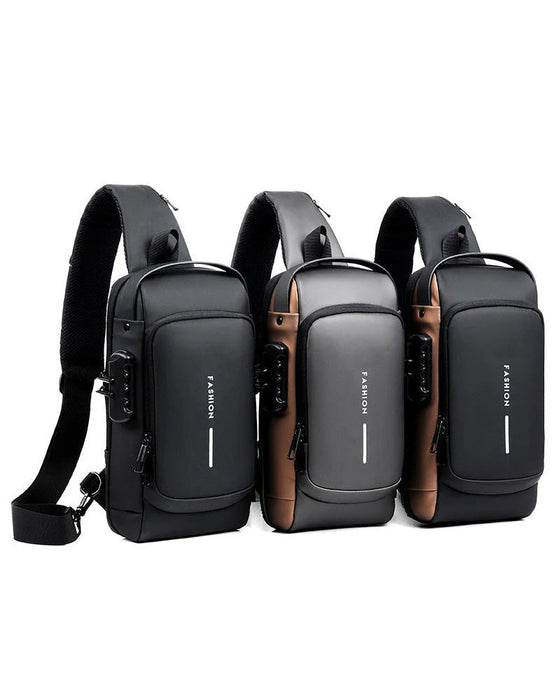 Sac de poitrine antivol avec mot de passe