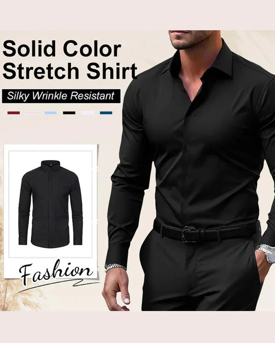 Chemise Homme Manches Longues Unie