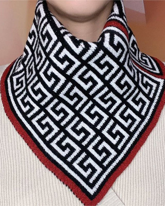 Écharpe triangulaire polyvalente à la mode