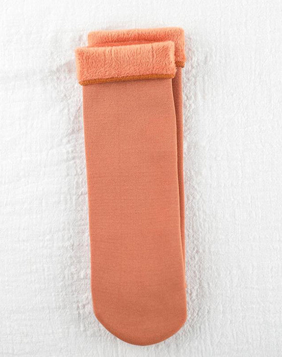 Chaussettes de sol en peluche douce pour l'hiver