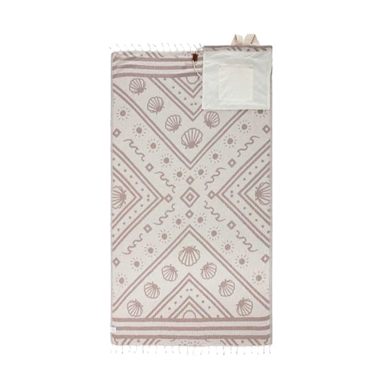 Sac De Plage Convertible 2-En-1 Pour Serviette