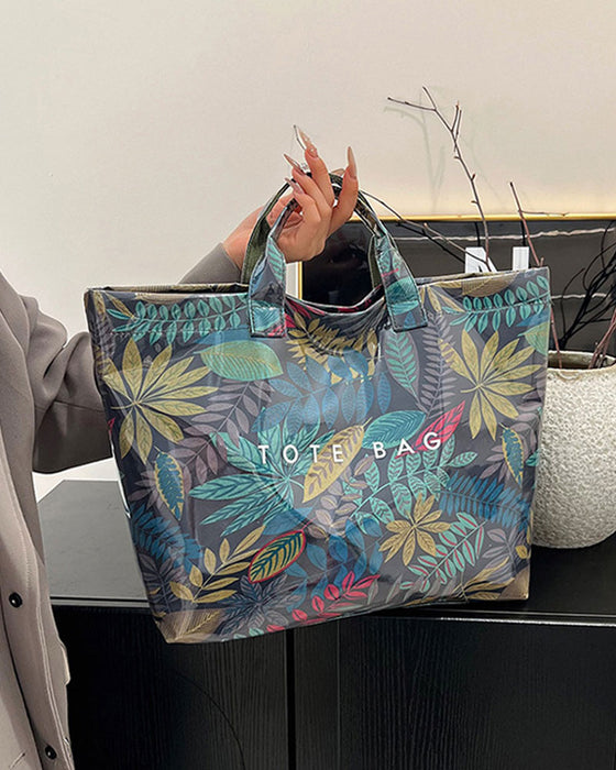 Sac Cabas Femme Camouflage Et Imprimé Feuille