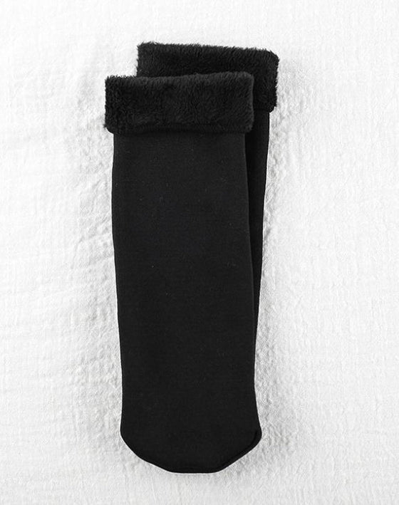 Chaussettes de sol en peluche douce pour l'hiver