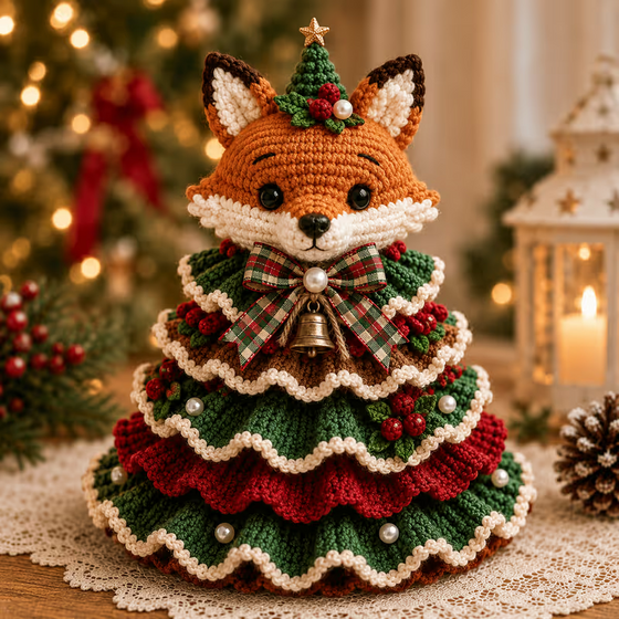 🎄 Kit DIY Arbre De Noël Animaux Au Crochet
